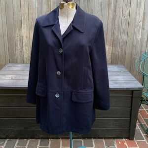 Bernardo long length Navy blazer jacket